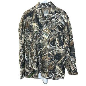 Drake Waterfowl DW2610-015-2 Ls Vented Shirt Max5 Camo Medium